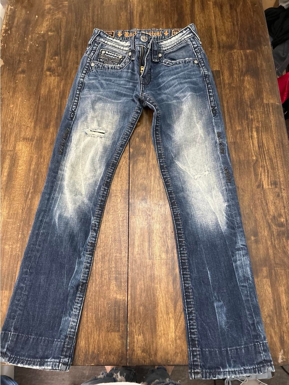 Rock Revival Women's Boot Cut Jeans in Faded Blue